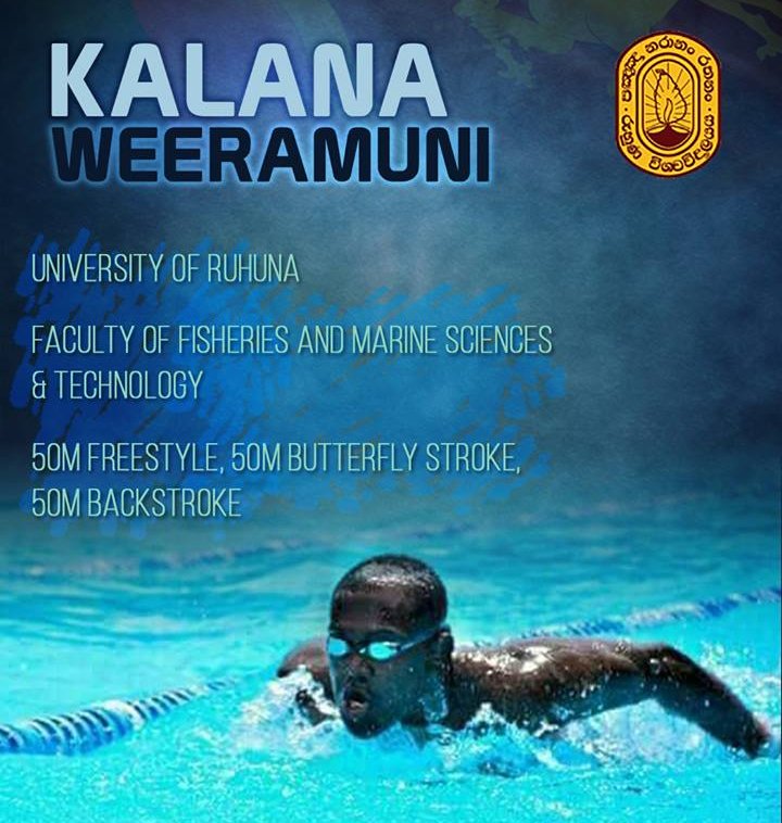 Kalana Weeramuni - Mens Capyain of Swimming Team